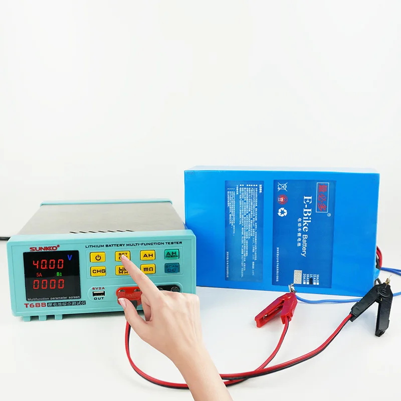 

SUNKKO T668 18650 lithium battery battery capacity aging discharge tester internal resistance measurement detection