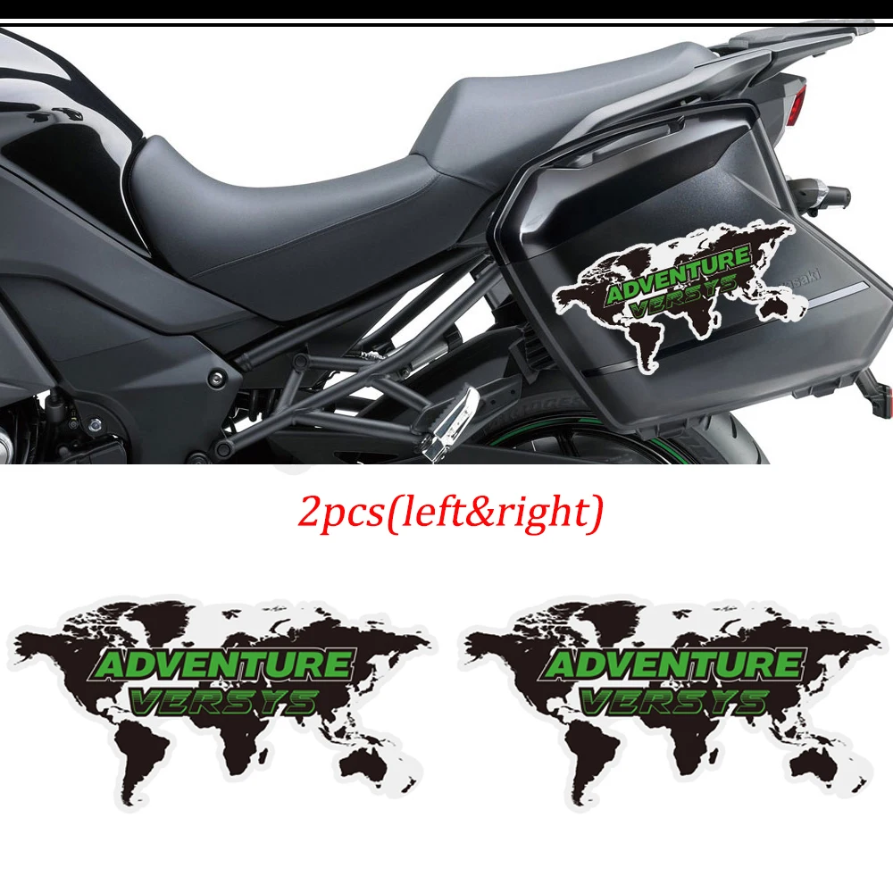 Наклейки на бак для Kawasaki VERSYS 300 400 650 1000 X защитные чехлы багажник фотоаксессуары 250