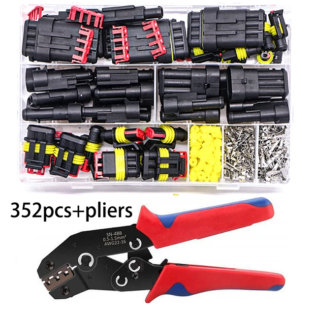 352pcs and pliers