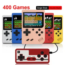 400 in 1video console di gioco Retrò Portatile Mini Portatile di Gioco Da 3.0 Pollici LCD A Colori Per Bambini di Colore del Giocatore del Gioco Costruito-in 400 giochi