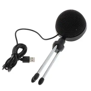 

Omnidirectional Pickup USB PC Microphone Desktop Mic for Laptop Audio Recording Online Meeting Party Singing