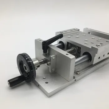 

600MM Stroke Heavy Load Manual Precision Milling Sliding Table Slide Linear Stage SFU1605 C7 Ball Screw SBR Guide Platform