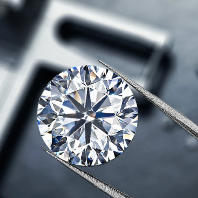 Свободные драгоценные камни moissanite D Цвет 0.5ct карат 5 мм VVS1 gra сертифицированные для