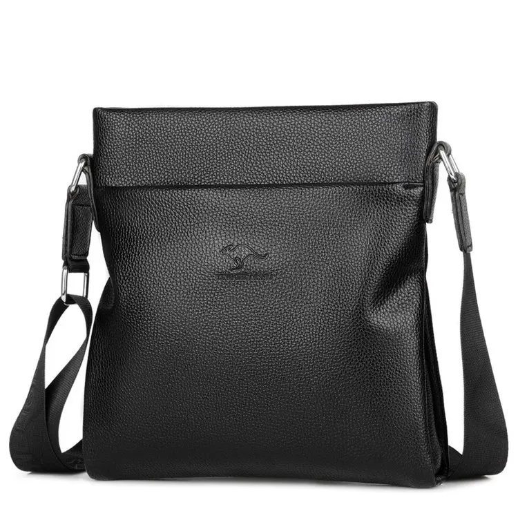 

2019 Summer New Style MEN'S Single-shoulder Bag PU Shoulder Bag Shoulder Soft Surface Business Casual Bag Manufacturers Direct S