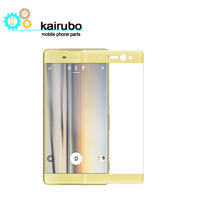 3D закаленное стекло для sony Xperia XA изогнутое полное покрытие защитная пленка закругленные края(100 шт, DHL
