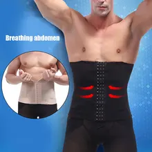 Для мужчин талии тренер Корсеты потеря веса животик контроль формирователь спортивный пояс фитнес Йога IK88