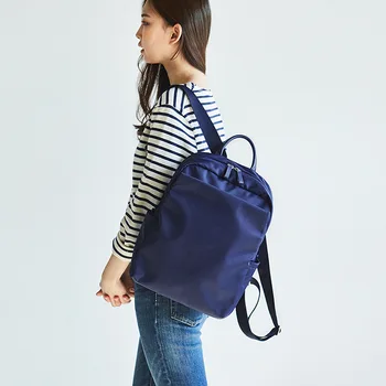 

Unisex Vintage backpack Solid Simple school bags teenage girls waterproof nylon kawaii backpack ladies luxury student bag book