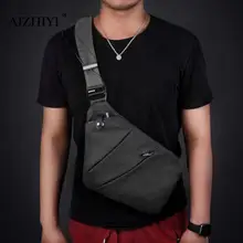 Мужская нагрудная сумка унисекс с защитой от кражи, Мужская Скрытая сумка через плечо, Повседневная Ретро сумка через плечо, крутая холщовая мотоциклетная сумка на ремне