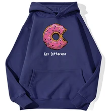 Aliexpress - Took A Bite Donuts Pattern Men’s Hoodies Streetwear Harajuku Daily Casual Hoodie Autumn Warm Pullover Streetwear