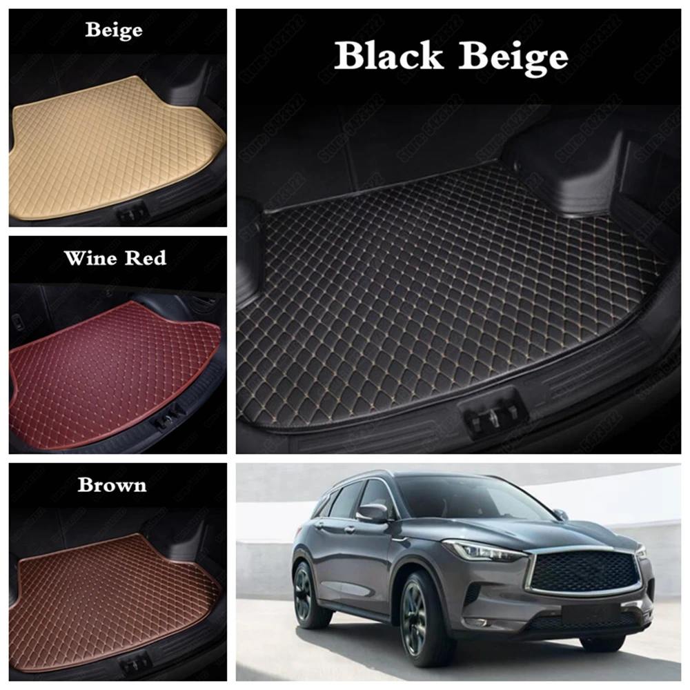 Tapis de coffre de voiture personnalisé, pour INFINITI Q50L Q60 Q70L