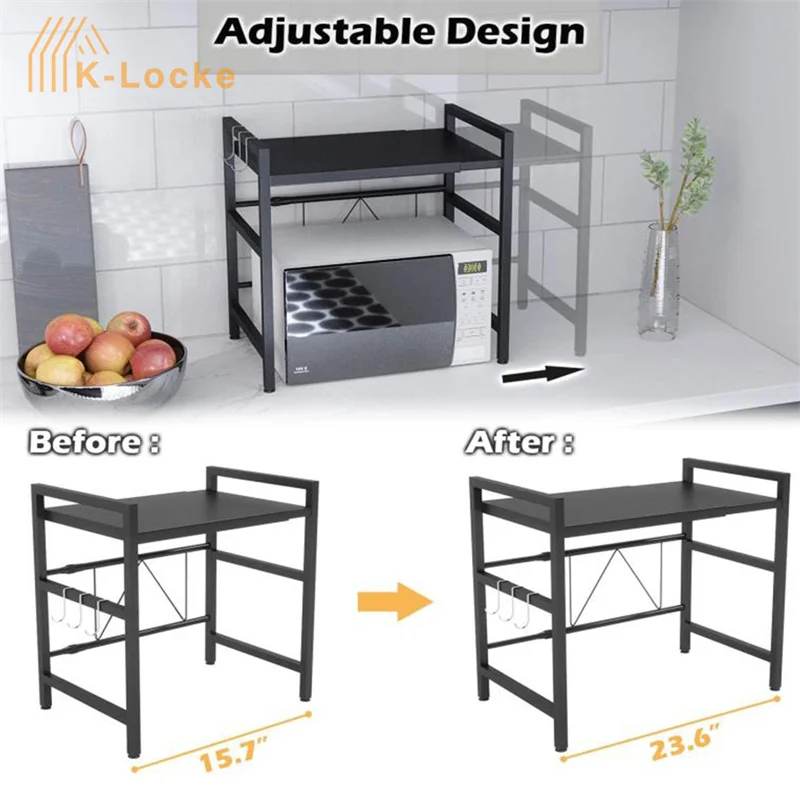 Estante De Almacenamiento Para Cocina, Estantería De Horno De Microondas,  Soporte Organizador Movible Para Platos, Electrodomésticos, Impresora -  Soportes Y Estanterías - AliExpress