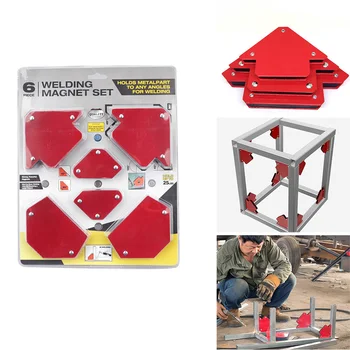 

6pcs Magnetic Welding Corner Holder Positioner Soldering Locator for Welding Angles Magnetic Welding Magnet Holder Locator Tool