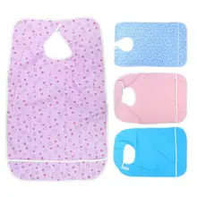 Однослойный/двухслойный Водонепроницаемый Фартук с нагрудником для взрослых и пожилых людей, ПВХ нагрудник для еды, защита для обеденной помощи