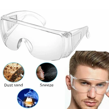 

Safety Goggles Glasses Transparent Dust-Proof Glasses Working Glasses Lab Dental Eyewear Cut Onion Chili Goggle Eyes Protector