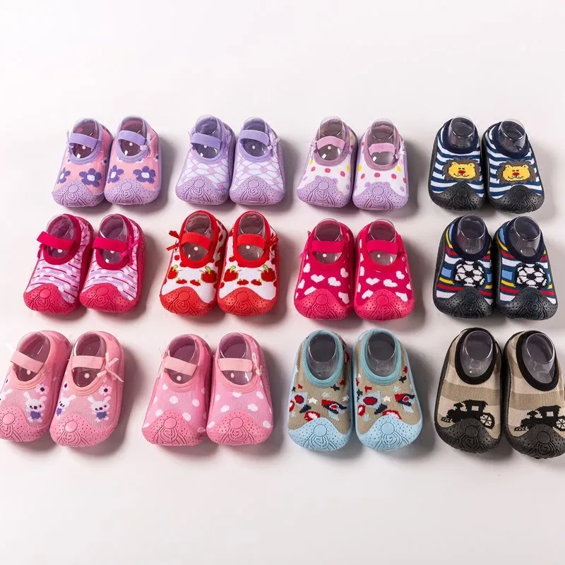 

Baby Early Education Ankle Sock Spring Non-slip Glue Bottom Infant xue ayumi wa Summer Children Low-Cut Floor Socks 0-3-Year-Old