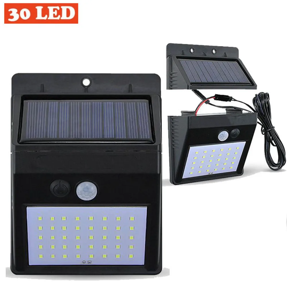 

LED wall lighting solar power solar lamps lantern PIR Sensor outdoor indoor home waterproof Ip 65 garden Separated