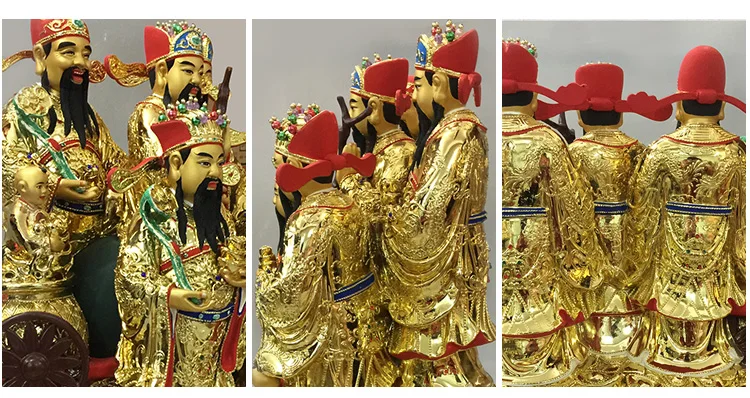 Five-way God of Wealth Buddha Statue Resin Cornucopia God of Wealth Buddha Home Decoration Decoration Idol