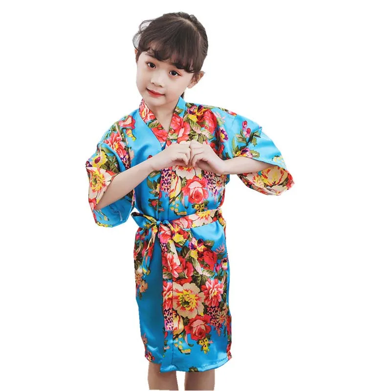 infant silk robe