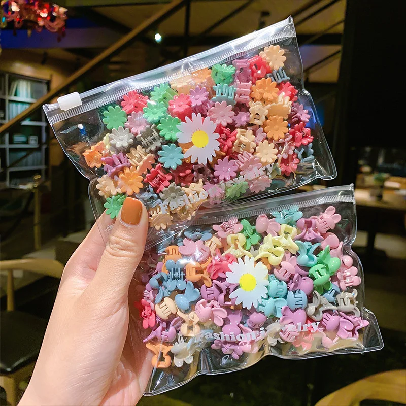 30Pcs/Pack New Cute Mixed Color Butterfly Mini Hairpins Hair Ornament Claws Children Fashion Accessories | Аксессуары для одежды