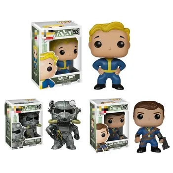 

New Pocket Action Toys Horror Movie: Fallout 4 Vinyl Figure Collectible Model Doll with Original Box for Children Fans Gift