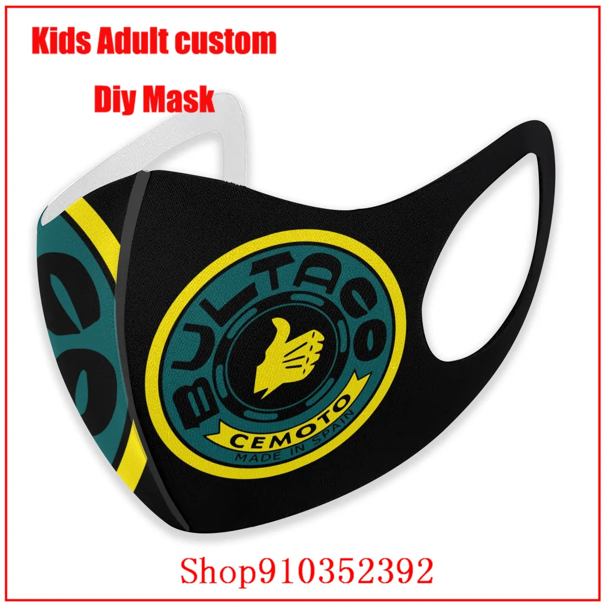 Bultaco Pursang T-Shirt vectorized mascarillas con filtro estampadas sport mondmasker Mondkapjes DIY mask for face fashion | Аксессуары