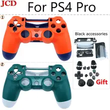 JCD для DualShock 4 pro Полный Корпус в сборе корпус запасные кнопки Чехол для playstation 4 Pro PS4 Pro крышка контроллера для JDM-040