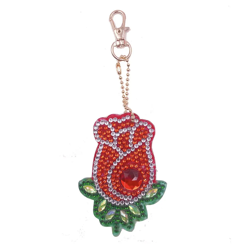 Car Baby Small Ornaments Keychain Diamond Painting Key Chain Bag Hanging Ornaments Children'S Manual Diy Material Package
