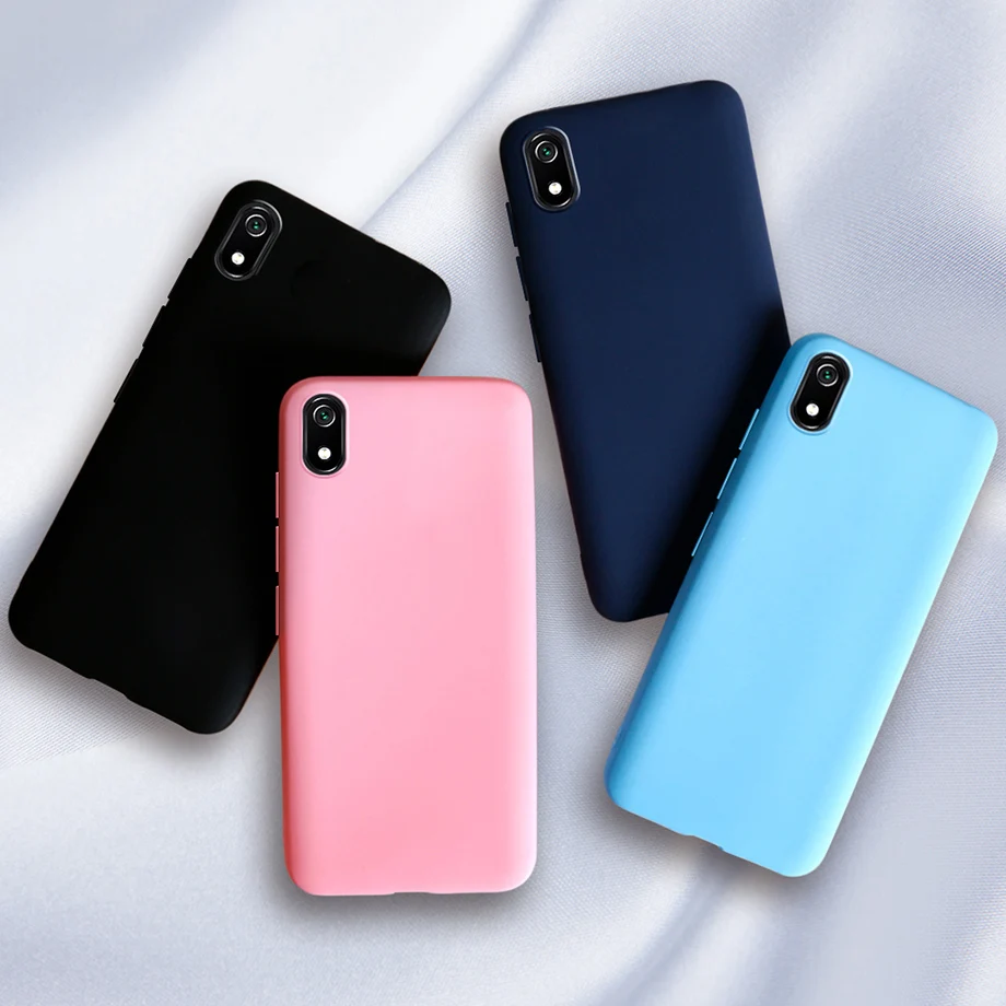 waterproof cell phone pouch Case For Xiaomi Redmi 9A Matte Black Cover Silicon TPU Soft Cases Back Cover For Xiomi Xiaomi Redmi 9A 9 A A9 Redmi9A Case 6.53" belt pouch for mobile phone