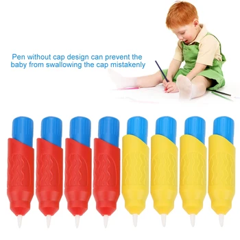 

Reusable Non Toxic Magic Water Drawing Pen/EVA Stamp Toys for Kids Painting Drawing Toy Accessories Doodle Pen Education Toys