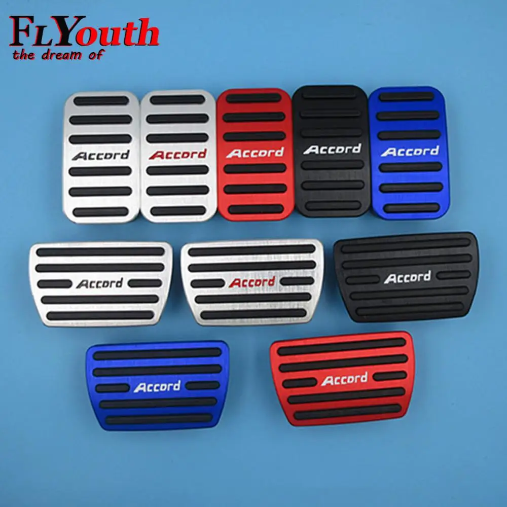 Aluminum alloy Pedal Cover For Honda Accord 10th 2018 2019 Non Slip