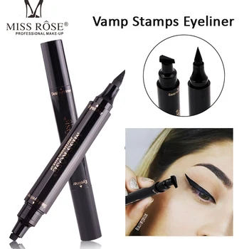 

Hot New Long Lasting Eyes Liner Liquid Make Up Pencil Waterproof Black Double-ended Makeup Stamps Eyeliner Pencil
