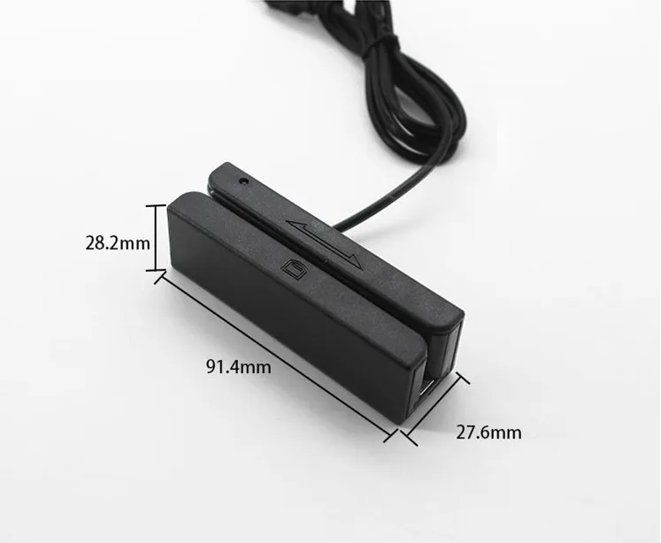 USB MSR100 магнитный считыватель данных ленточная карта 3 трека pos|Картридеры| |
