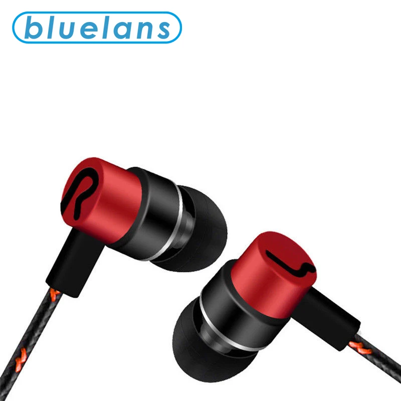 Bluelans Universal 3 5mm In Ear 3d Stereo Earbuds Earphone Fashion Headsets Cloth Wire High Impedance Earphones For Cellphone Phone Earphones Headphones Aliexpress