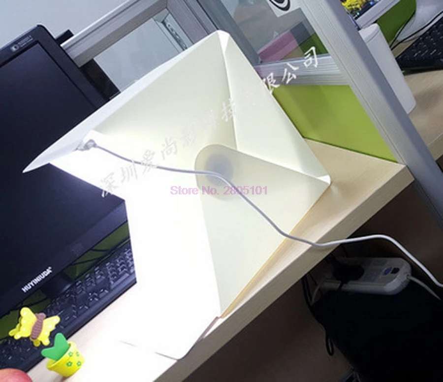 Mini Lightbox Photography 24cm Soft box LED Lighting Product Studio  Equipment