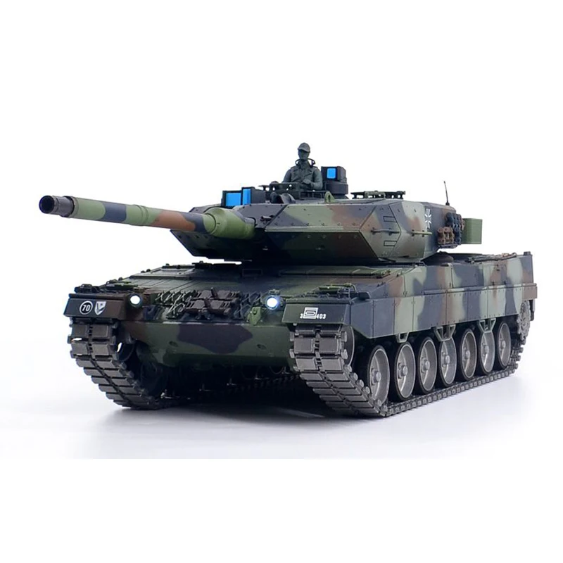 1/16 Радиоуправляемый немецкий Леопард 2A6 2 4 ГГц Танк 7 0 Ultimate Edition дымовая и звуковая