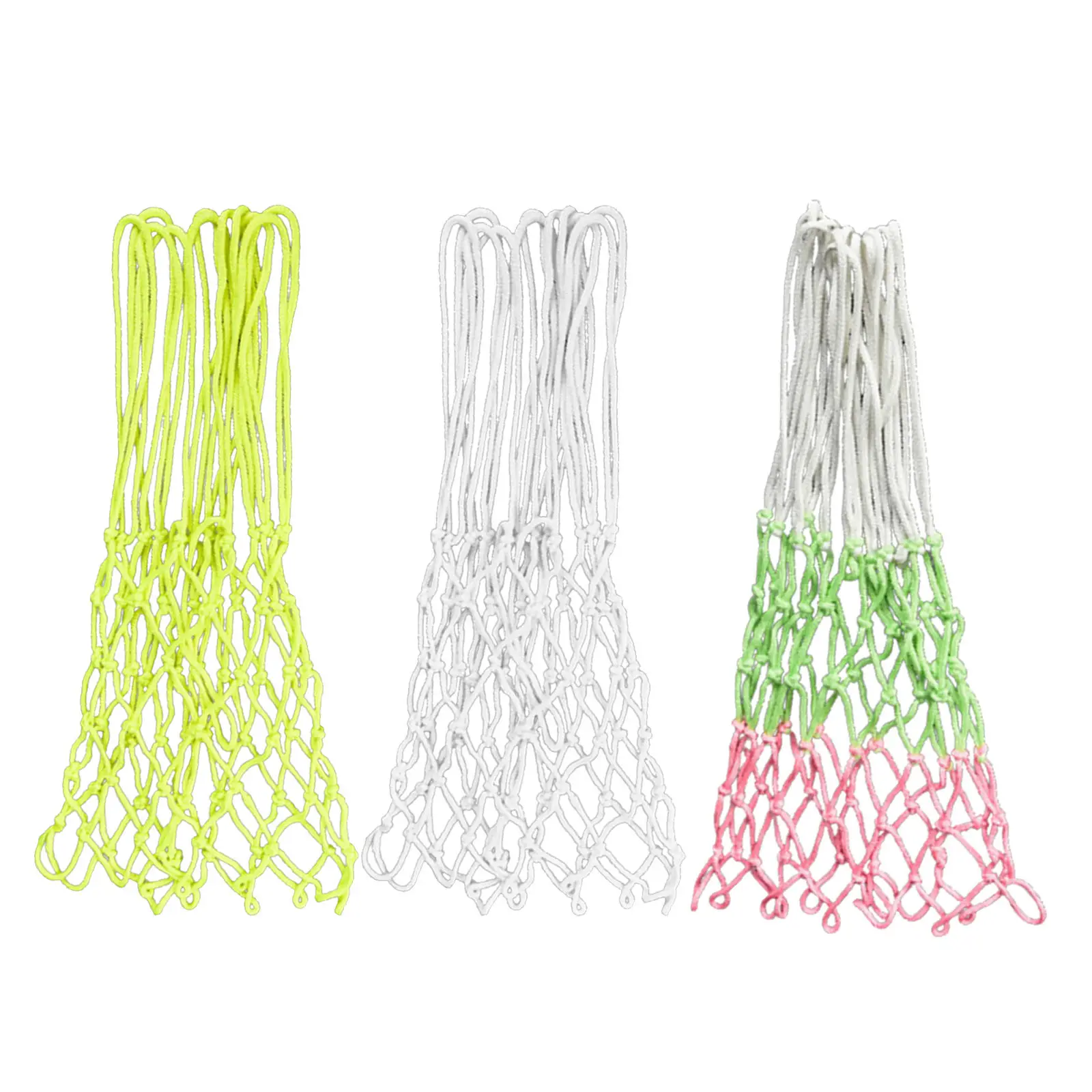 Robust Basketball Hoop Net High Performance Night Light 12 Loop Mesh