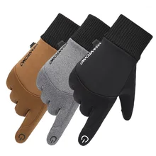 

Outdoor Sports Gloves Touch Screen Men Driving Motorcycle Snowboard Gloves Non-slip Ski Gloves Warm Fleece Gloves for Men Women