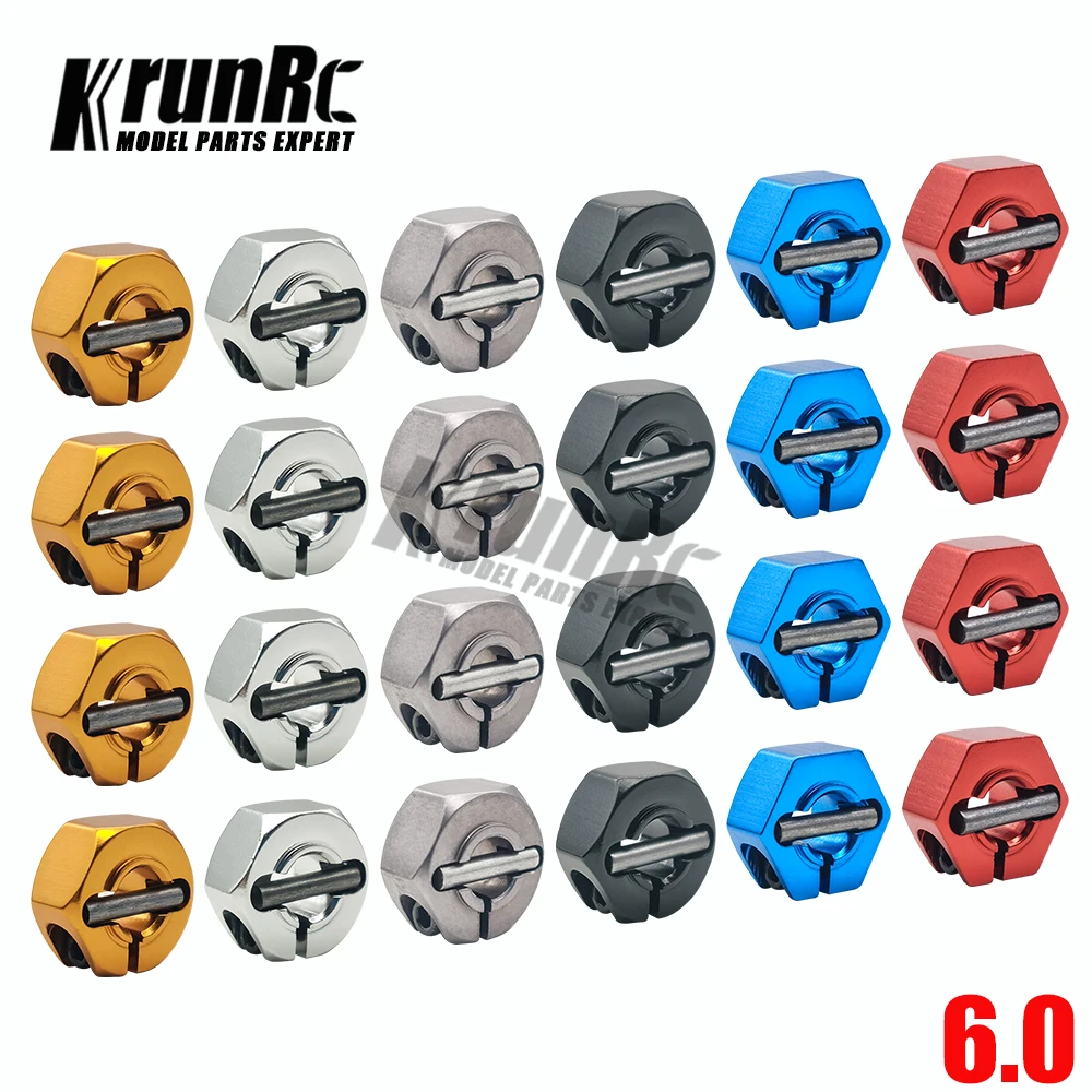 Шестигранное металлическое колесо 12 мм 4 шт./компл. для 1/10 осевого SCX10 Traxxas HSP Tamiya RC