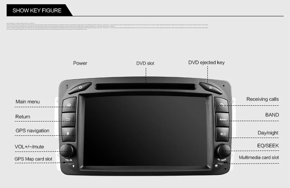 Автомобильный DVD плеер Eunavi 2 Din Android 9 0 для Benz W203 W208 W209 W210 W463 Vito Viano TDA7851