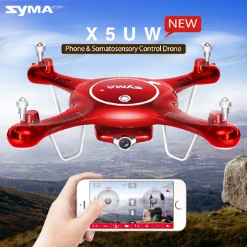 

SYMA X5UW Selfie Drone RC Drones Camera HD Wifi FPV Real Time Transmission X5SW Dron Controller Helicopter Aircraft Quadcopter