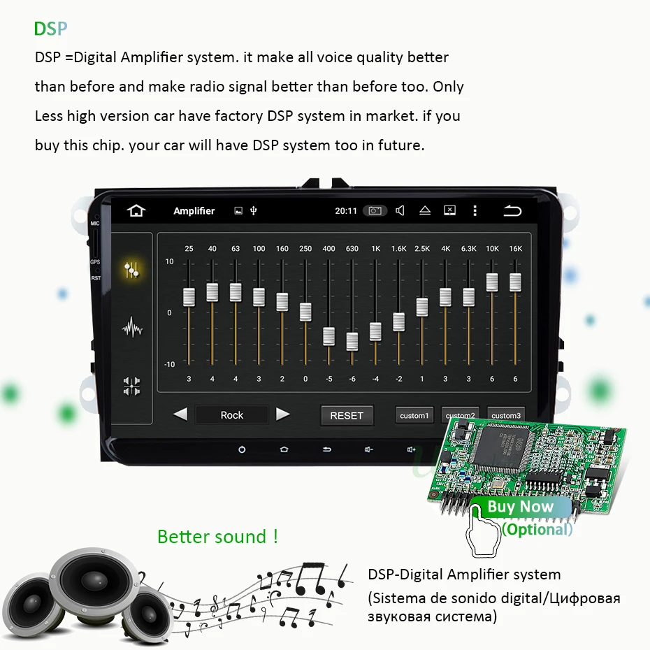 Cheap DSP IPS 4G 64G For Volkswagen/VW/Passat CC B6 B7/GOLF 5 6/POLO/Skoda/Octavia/Seat/Leon 2 din android 9 car Radio GPS multimedia 2
