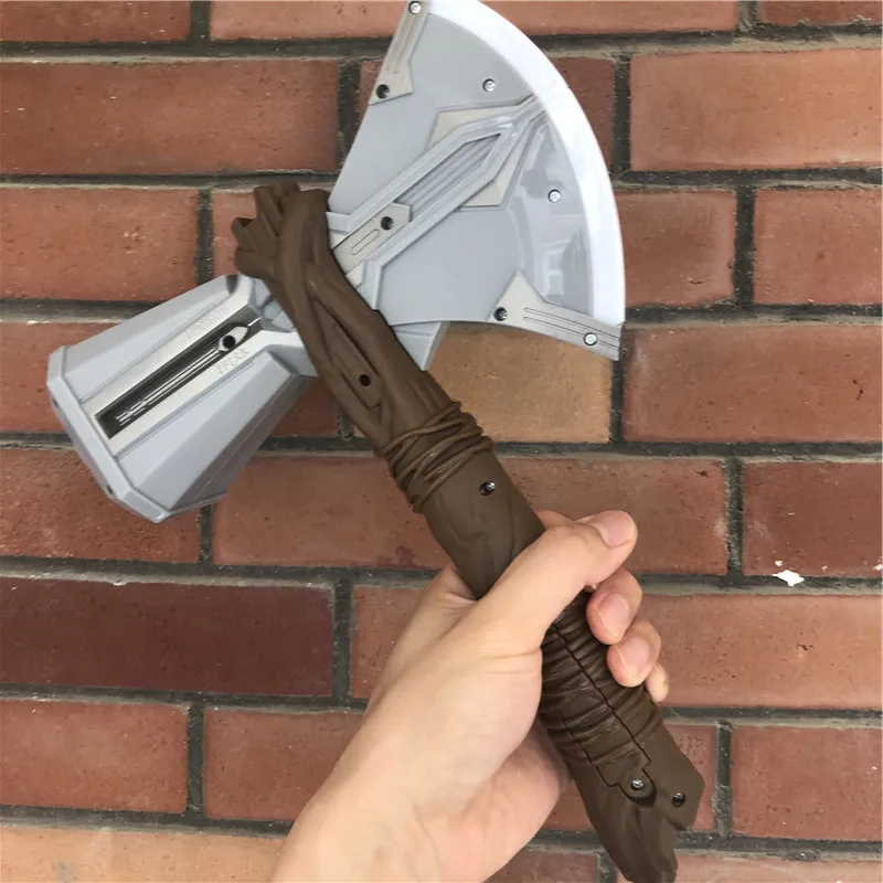 Thor Axe Hammer Stormbreaker звуковое освещение флэш-оружие для косплея роль в фильме детские игрушки Тор громовой Молот гравитационная индукция