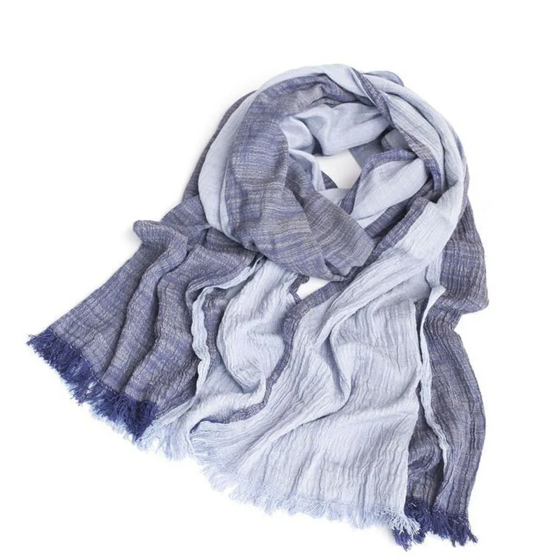 Мужской шарф модные клетчатые полосатые хлопковые шарфы для мужчин теплые