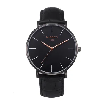 

Leather Watch Men New Simple Fashion Stylish And Simple Temperament Belt Watch relogio masculino reloj hombre часы мужские