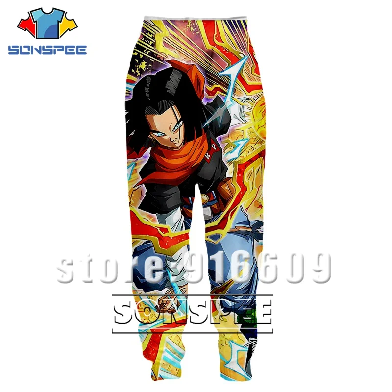 3d принт для мужчин и женщин мультфильм Dragon Ball Гоку леггинсы движения полная длина Прохладный пот брюки зимние штаны Аниме повседневные забавные брюки - Color: 09