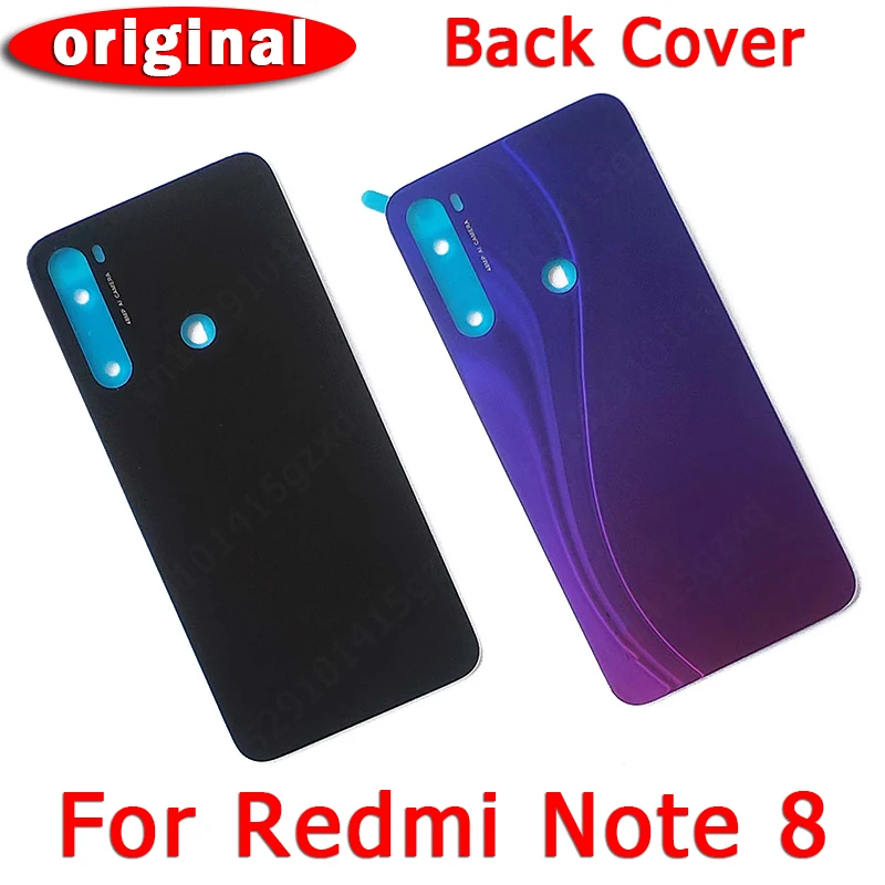 Оригинальная задняя крышка батарейного отсека для Xiaomi Redmi Note 8 корпуса с клейкими