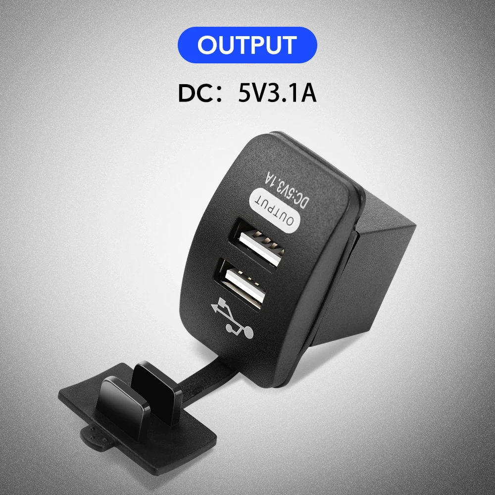 Car Charger Waterproof Dual Usb Ports For Volkswagen Vw Polo Passat B5 B6  Cc Golf 4 5 6 Touran Bora Tiguan - Car Tax Disc Holders - AliExpress