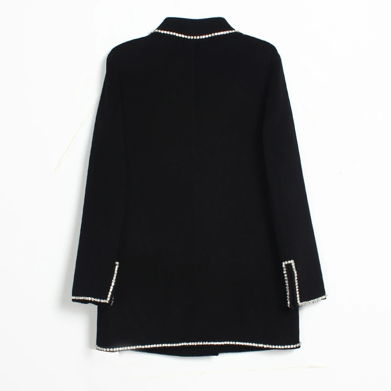 Goedkoop TWOTWINSTYLE Diamant Patchwork vrouwen Blazer Notched Kraag Lange Mouw Elegante Herfst Vrouwelijke Jas 2019 Mode Kleding