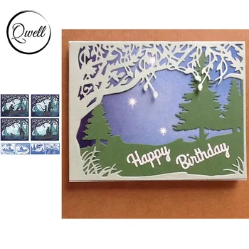 

QWELL Metal Cutting Dies for Scrapbooking and Card Making Paper Embossing Craft New 2020 die cuts