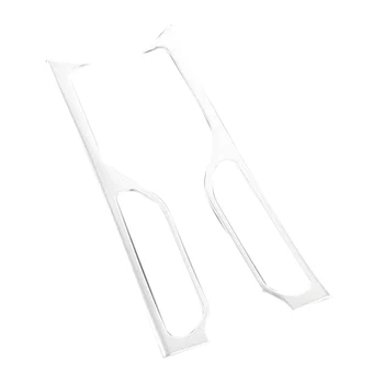 

ABS Chrome Central Control Gear Shift Panel Cover Cup Holder Cover Trim Handbrake Cover for Honda City 2015-2019